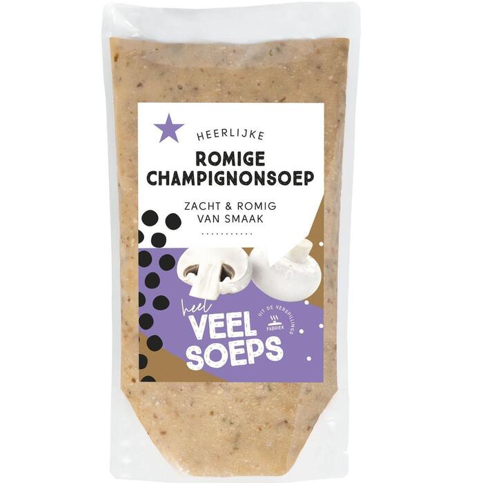 De Verspillingsfabriek Champignon crèmesoep (575g)
