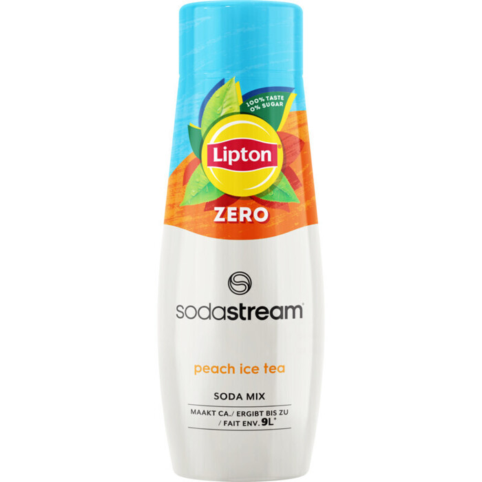 Sodastream Lipton peach zero ice tea siroop (44cl)