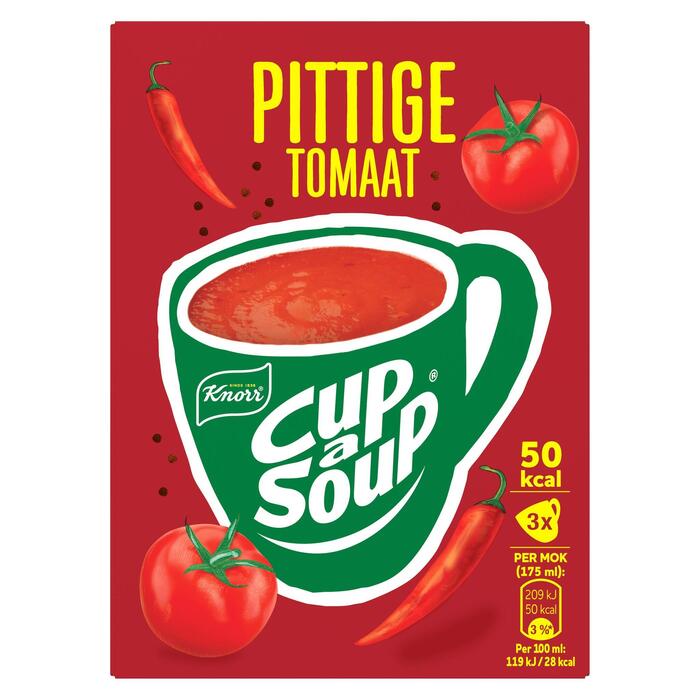 Unox Cup-a-soup spicy tomato (Doos, 48g)