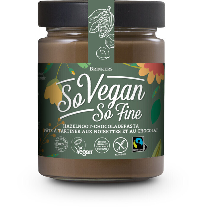 Brinkers So Vegan So Fine Hazelnootpasta 270 g (270g)