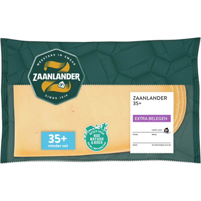AH Zaanlander 35+ extra belegen plakken (165g)