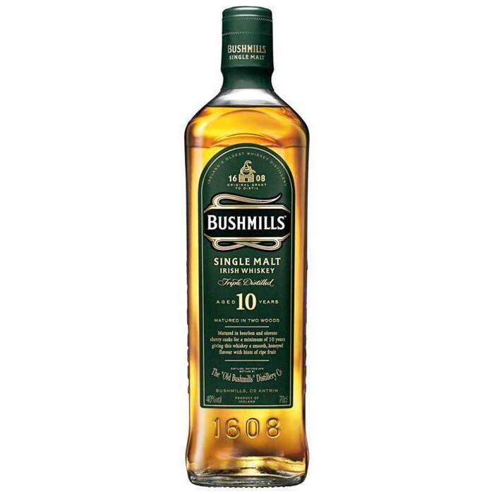 Bushmills Single Malt 10 Years Old (rol, 0.7L)