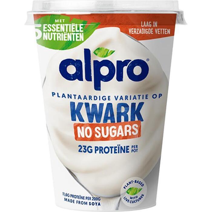Alpro Plantaardige Variatie op Kwark No Sugars 400 g (400g)