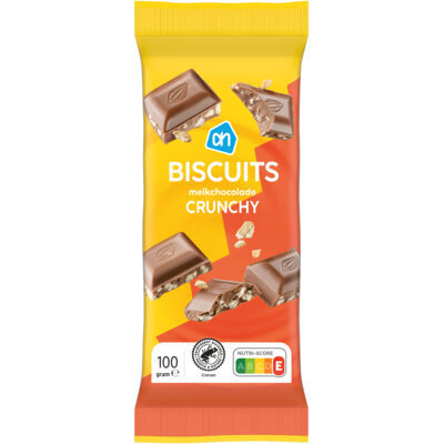 AH Biscuits melkchocolade (100g)