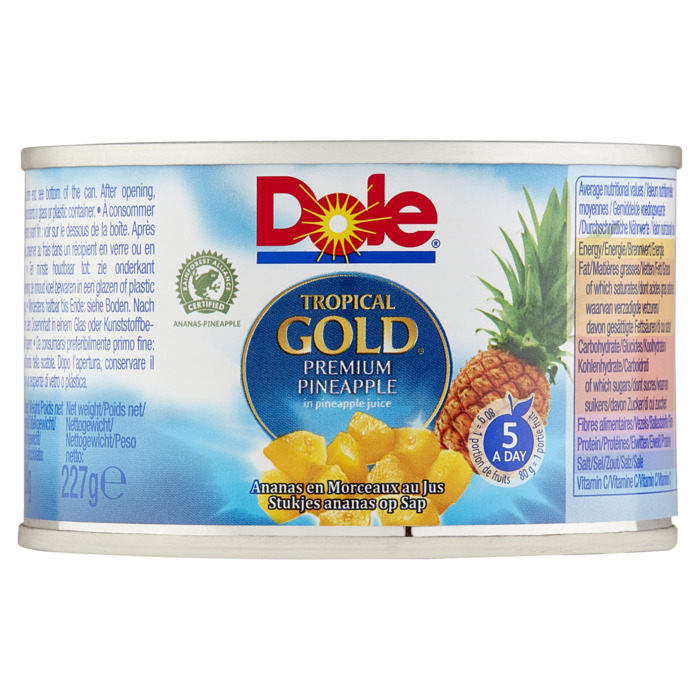Dole Ananas stukjes tropical gold (227g)