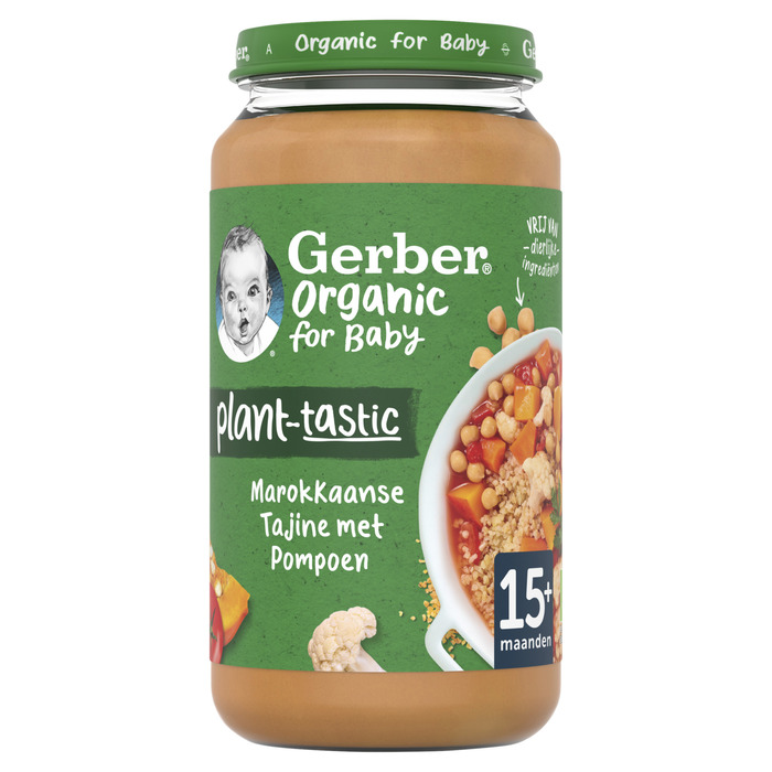 Gerber® Plant-tastic Marokkaanse Tajine met Pompoen 15+ (250g)