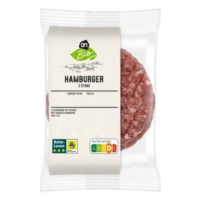 AH Biologisch Hamburger 2 stuks (2 × 100g)