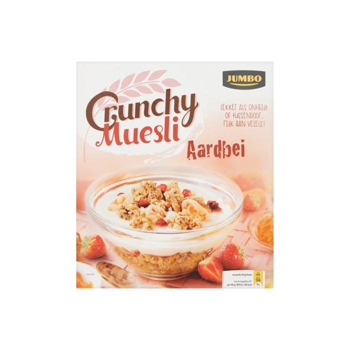 Jumbo Crunchy Muesli Aardbei 500g (500g)