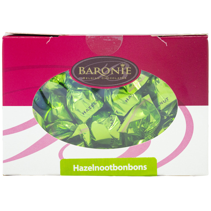 Baronie Hazelnootbonbons getwist doosje 1250g (1.25kg)