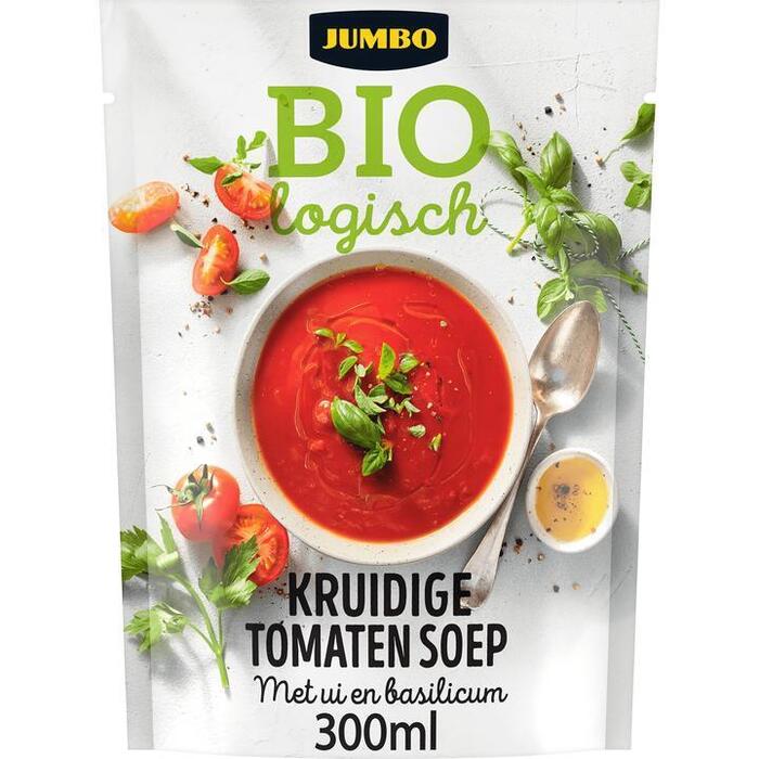 Jumbo Biologisch Kruidige Tomatensoep met Ui & Basilicum 300ML (30cl)