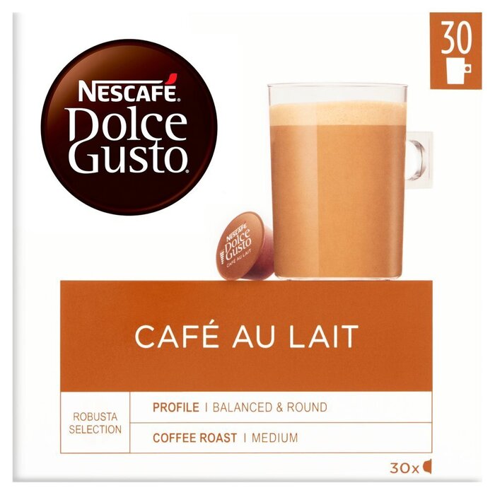 Dolce Gusto cafe au lait XL 30 stuks (10g)