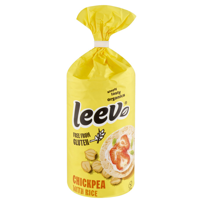 Leev Protein Kikkererwten Wafels Chickpea Quinoa 100 g (100g)