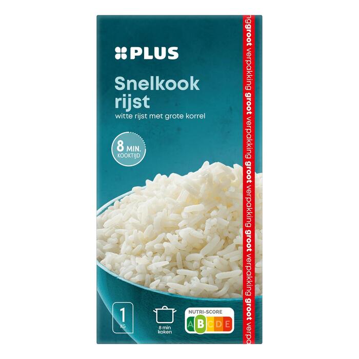 Witte rijst snelkook (Doos, 1kg)
