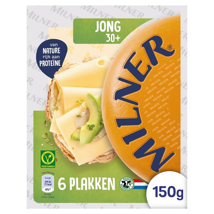Jong 30+ Kaas Plakken (plastic, 150g)