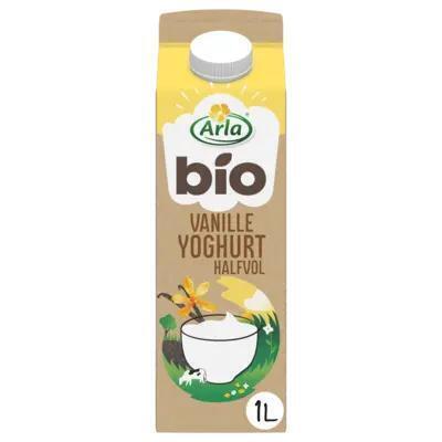 Arla Biologisch Vanille Yoghurt Halfvol 1L (Pak, 1L)