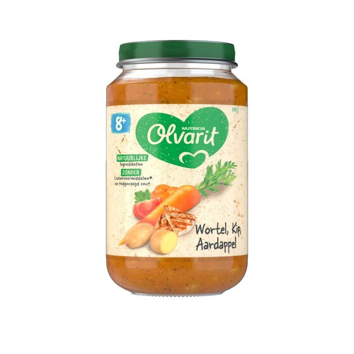 Wortel kip aardappel 8 mnd (Pot, 200g)