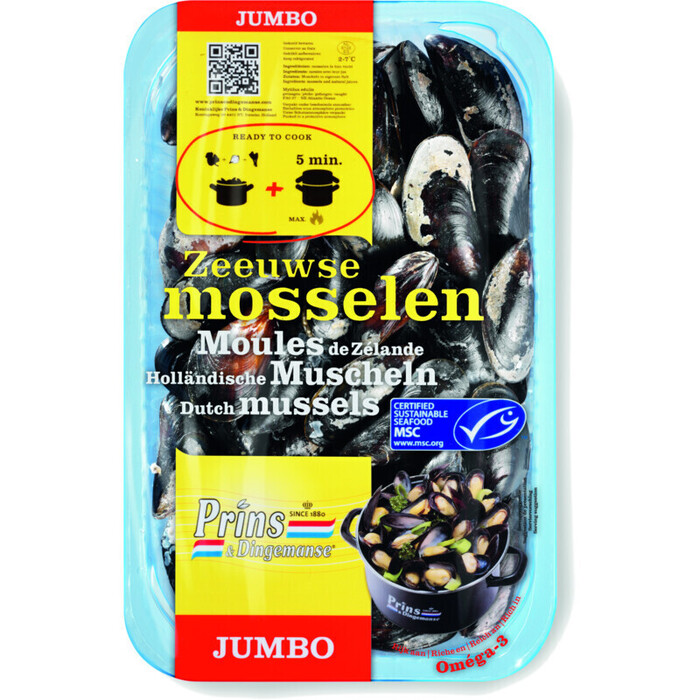 Prins & Dingemanse Verse Mosselen 2 kg (2kg)