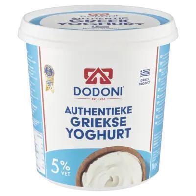 Dodoni Griekse yoghurt 5% vet (1kg)