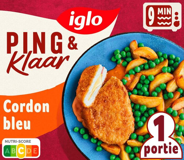 Iglo Ping & Klaar cordon bleu (Doos, 400g)