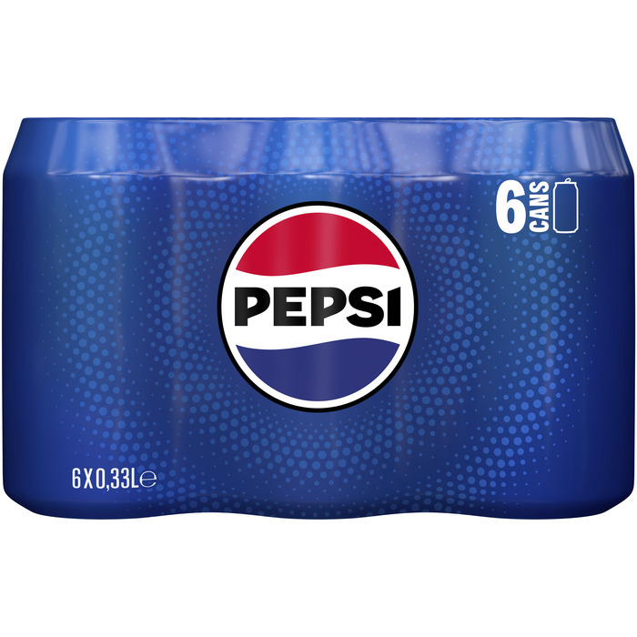 Pepsi Frisdrank 6 x 0, 33L (33cl)