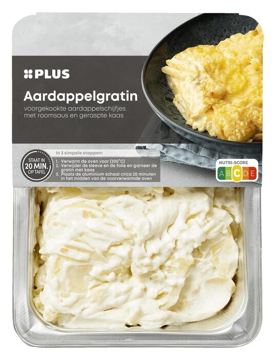 Aardappelgratin naturel (Schaal, 500g)