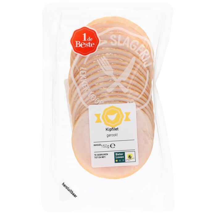 1 de Beste Kipfilet gerookt (150g)