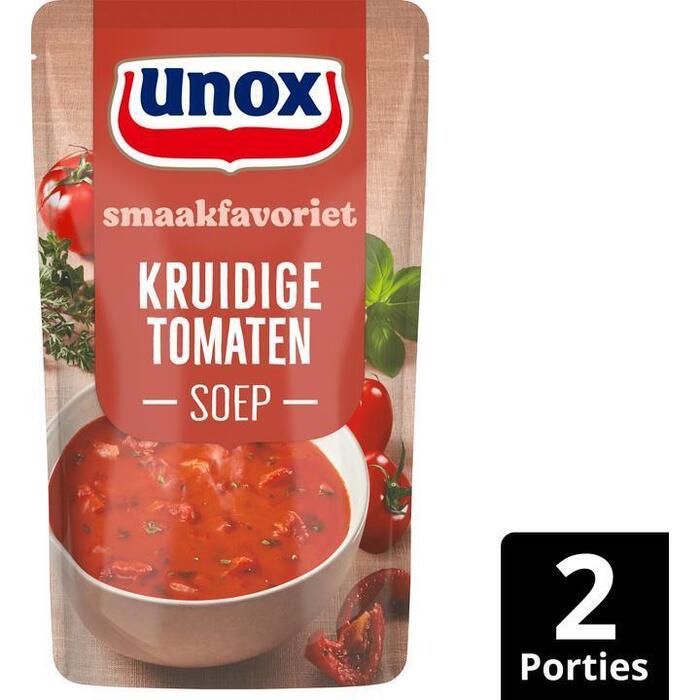 Unox Soep in zak kruidige tomatensoep (0.57L)