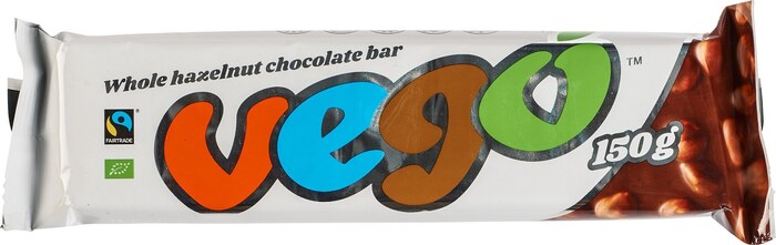 Whole hazelnut chocolate bar (150g)