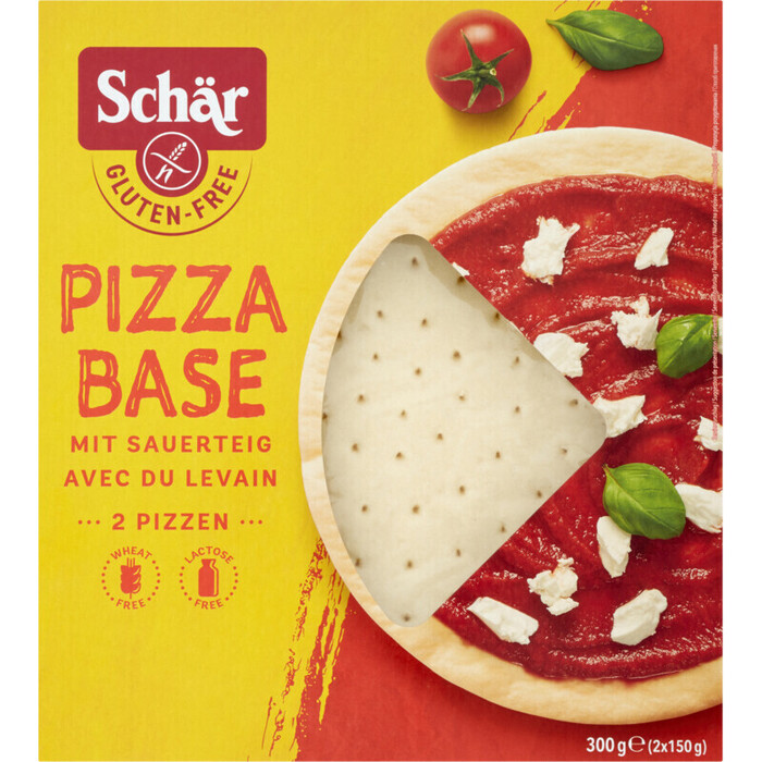 Schär Glutenvrij Pizza Base 2 x 150g (300g)