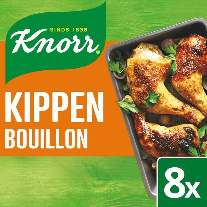 Knorr Bouillon Kip 8 Stuks (8 × 10g)