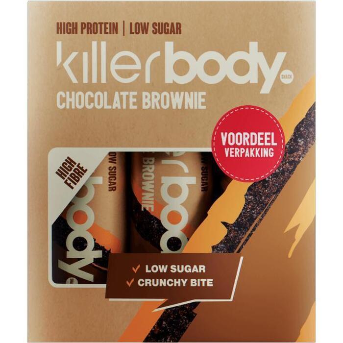 Killerbody Chocolate Brownie Proteïnereep 3 Stuks (3 × 40g)
