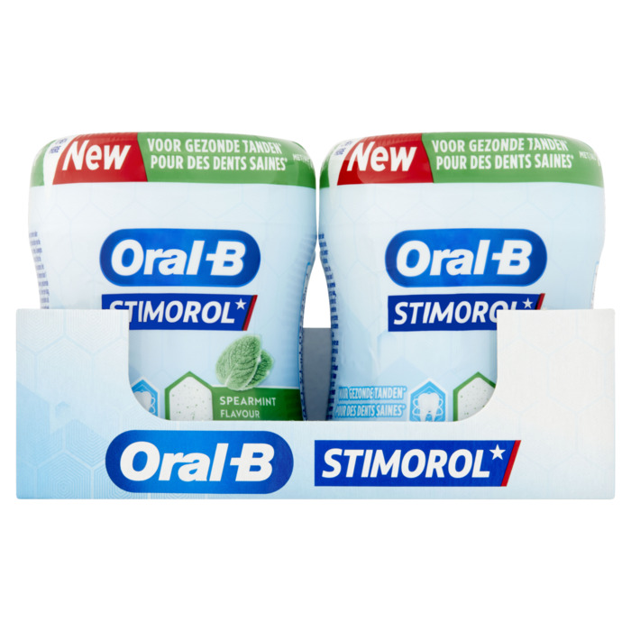 Stimorol Oral-B Spearmint Flavour Sugar Free Chewing Gum 6 x 76,5 g (76.5g)