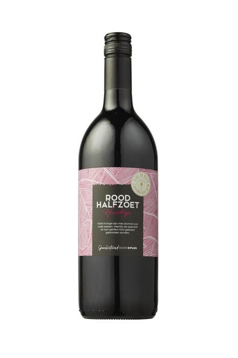 Huiswijn rood halfzoet (Fles, 1L)