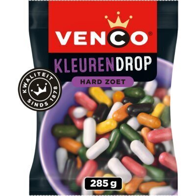 Venco Kleurendrop Hard Zoet 285 g (285g)