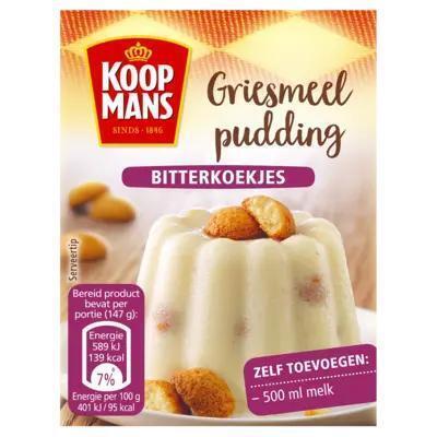 Koopmans Griespudding bitterkoekjes (90g)