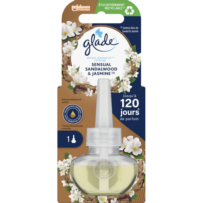 Glade Electric scented oil nav sens sandal (blister, 20ml)