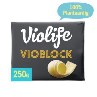 Vioblock Plantboter Ongezouten 250 g (250g)