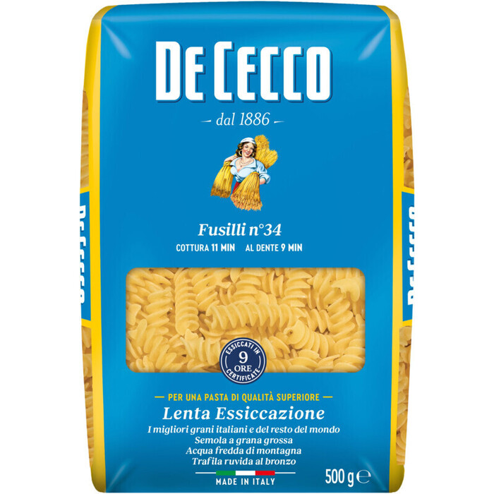 De Cecco Fusilli n° 34 500g (500g)