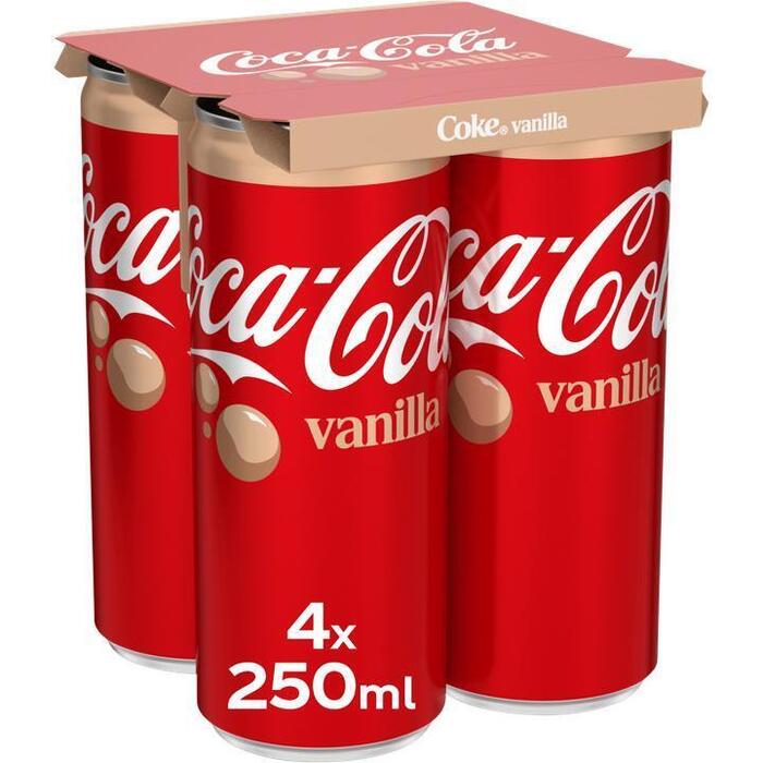 Coca-Cola Vanilla 4 x 250 ml (4 × 250ml)