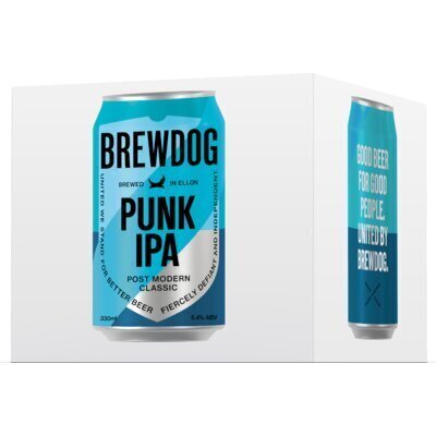 Brewdog Punk Ipa bier blikje (4 × 33cl)