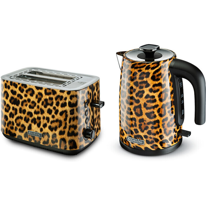 Bourgini Combideal Panther Toaster & Kettle 1.7L