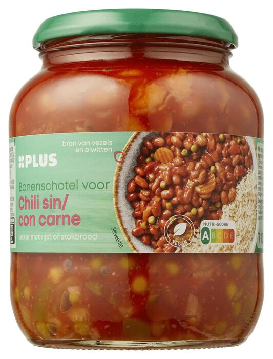 PLUS Bonenschotel Chili con Carne (Pot, 710g)