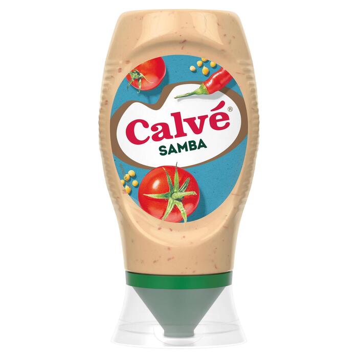 Calvé Knijpfles Samba Saus 250 ml (Fles, 250ml)