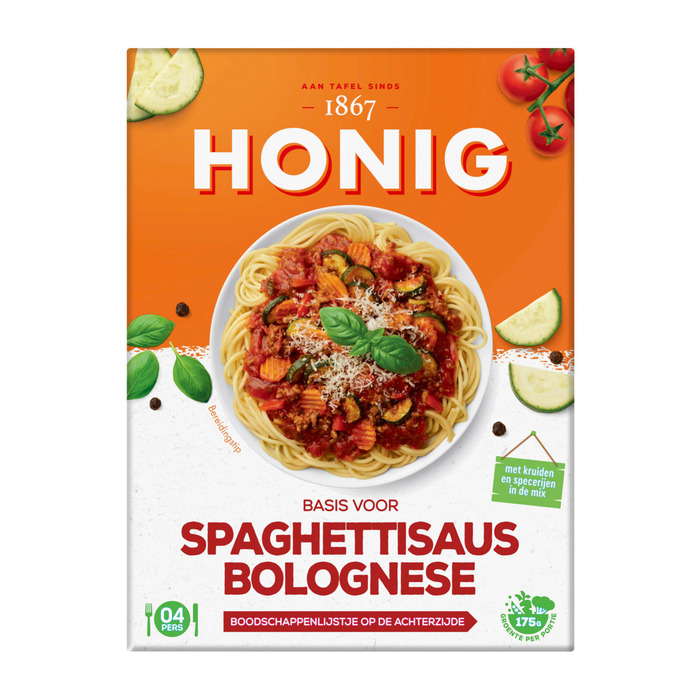 Honig Basis voor spaghettisaus bolognese (41g)