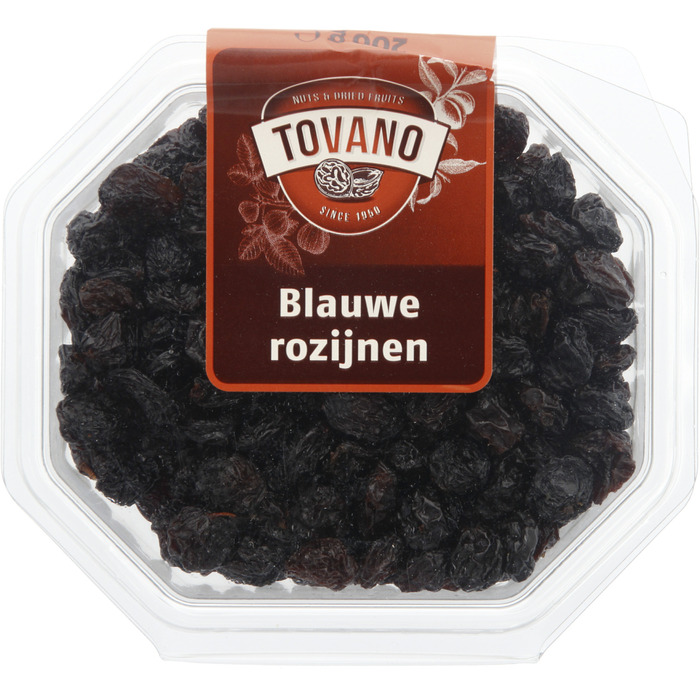Blauwe Rozijnen Zonder Pit (bak, 200g)