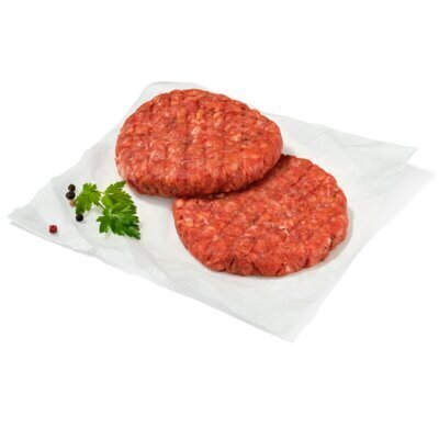 AH Runder hamburger 2 stuks (2 × 100g)
