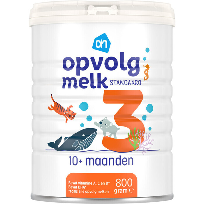 AH Opvolgmelk standaard 3 met melkvet (800g)