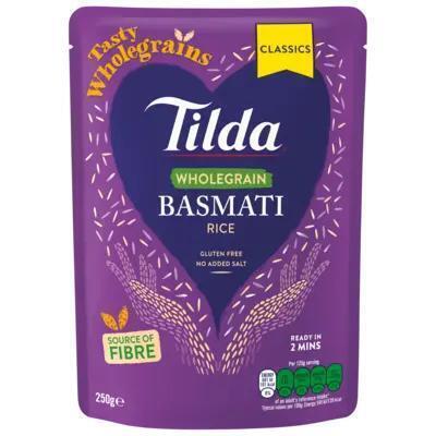 Tilda Brown steamed basmati rice (250g)