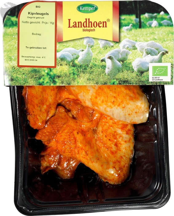 Gekruide kippenvleugels (230g)