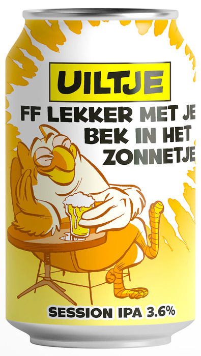 Uiltje Brewing Ff lekker met je bek in het zonnetje (33cl)